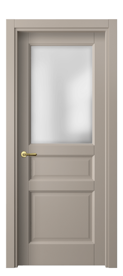 Межкомнатная дверь Galant 1432 Матовый бисквитный Сатинированное стекло Цена 52399 ₽ | Volhovec