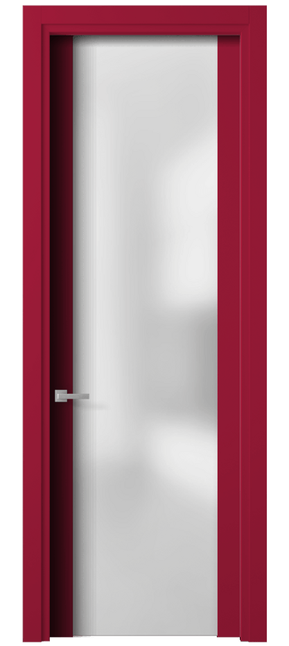 Межкомнатная дверь Planum 4114 Матовый белоснежный Сатинированное стекло Цена 15649130 so'm | Volhovec