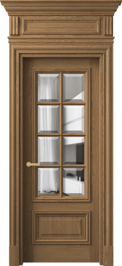 Дверь межкомнатная 7316 ДМС.М ПРОЗ Ф. Цвет Дуб мускатный матовый. Материал Массив дуба матовый. Коллекция Antique. Картинка.