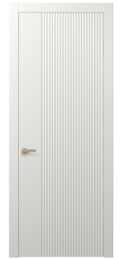 Дверь межкомнатная АКП 8643 МССР. Цвет Матовый светло-серый. Материал Гладкая эмаль. Коллекция Альба. Картинка.