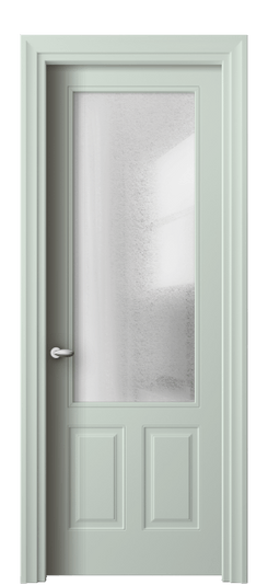 Дверь межкомнатная 8522 NCS S 1005-B80G ЛЕД. Цвет NCS NCS S 1005-B80G. Материал Гладкая эмаль. Коллекция Esse. Картинка.