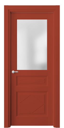 Дверь межкомнатная 6344 NCS S 3050-Y80R. Цвет NCS NCS S 3050-Y80R. Материал Массив бука эмаль. Коллекция Toscana Rombo. Картинка.