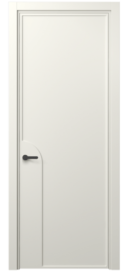 Дверь межкомнатная 8605 МЖМ . Цвет Матовый жемчужный. Материал Гладкая эмаль. Коллекция Frame. Картинка.