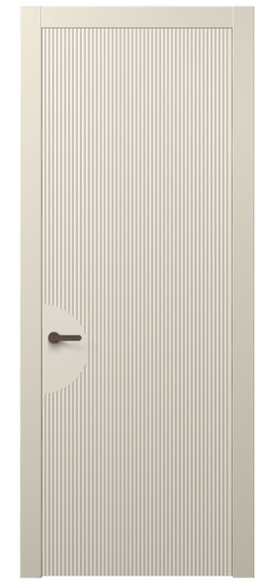 Дверь межкомнатная 8624 МБСР. Цвет Матовый бежево-серый. Материал Гладкая эмаль. Коллекция Дюна. Картинка.
