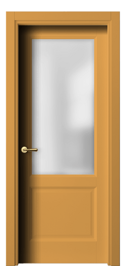 Дверь межкомнатная 1422 Пастельно-жёлтый RAL 1034. Цвет RAL Пастельно-жёлтый RAL 1034. Материал Гладкая эмаль. Коллекция Galant. Картинка.