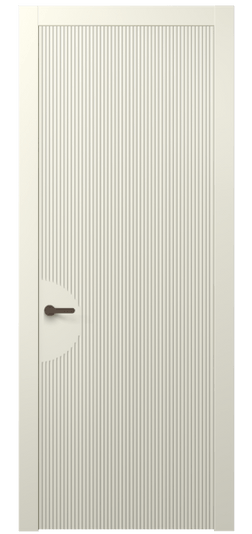 Дверь межкомнатная АКП 8624 ММБ. Цвет Матовый молочно-белый. Материал Гладкая эмаль. Коллекция Dune. Картинка.