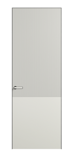 Дверь межкомнатная 8205 МЖМ. Цвет Матовый жемчужный. Материал Гладкая эмаль. Коллекция Velvet. Картинка.