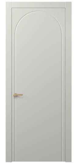 Дверь межкомнатная 8647 МТСР. Цвет Матовый тёплый серый. Материал Гладкая эмаль. Коллекция Alba. Картинка.