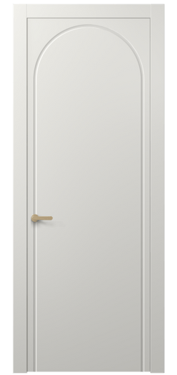 Дверь межкомнатная АКП 8647 МСР. Цвет Матовый серый. Материал Гладкая эмаль. Коллекция Alba. Картинка.